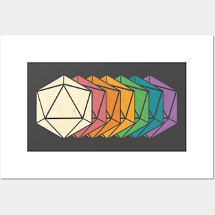 Prismatic D20 Posters and Art